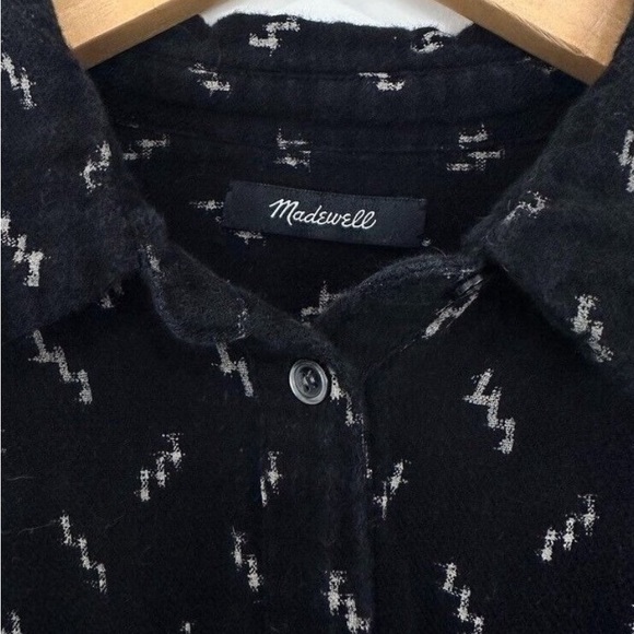 Madewell Ikat Oversized Ex Boyfriend Shirt Size L - Picture 4 of 6